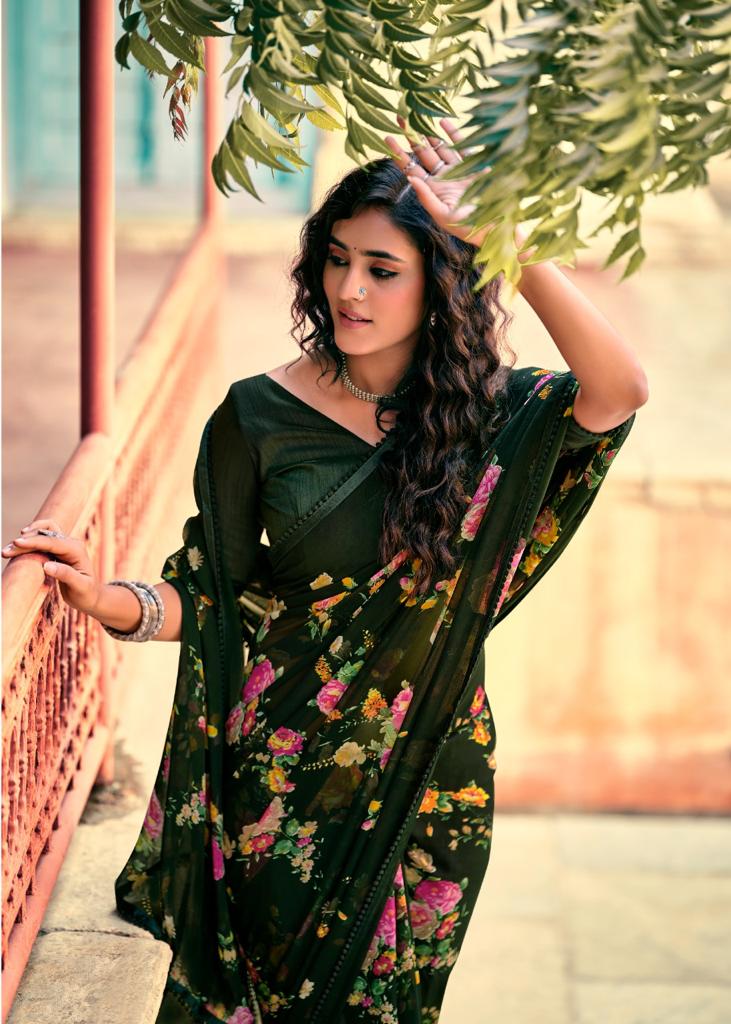 Kashvi Yashvi 2 Fancy Ethnic Wear Georgette Designer Fancy Saree Collection